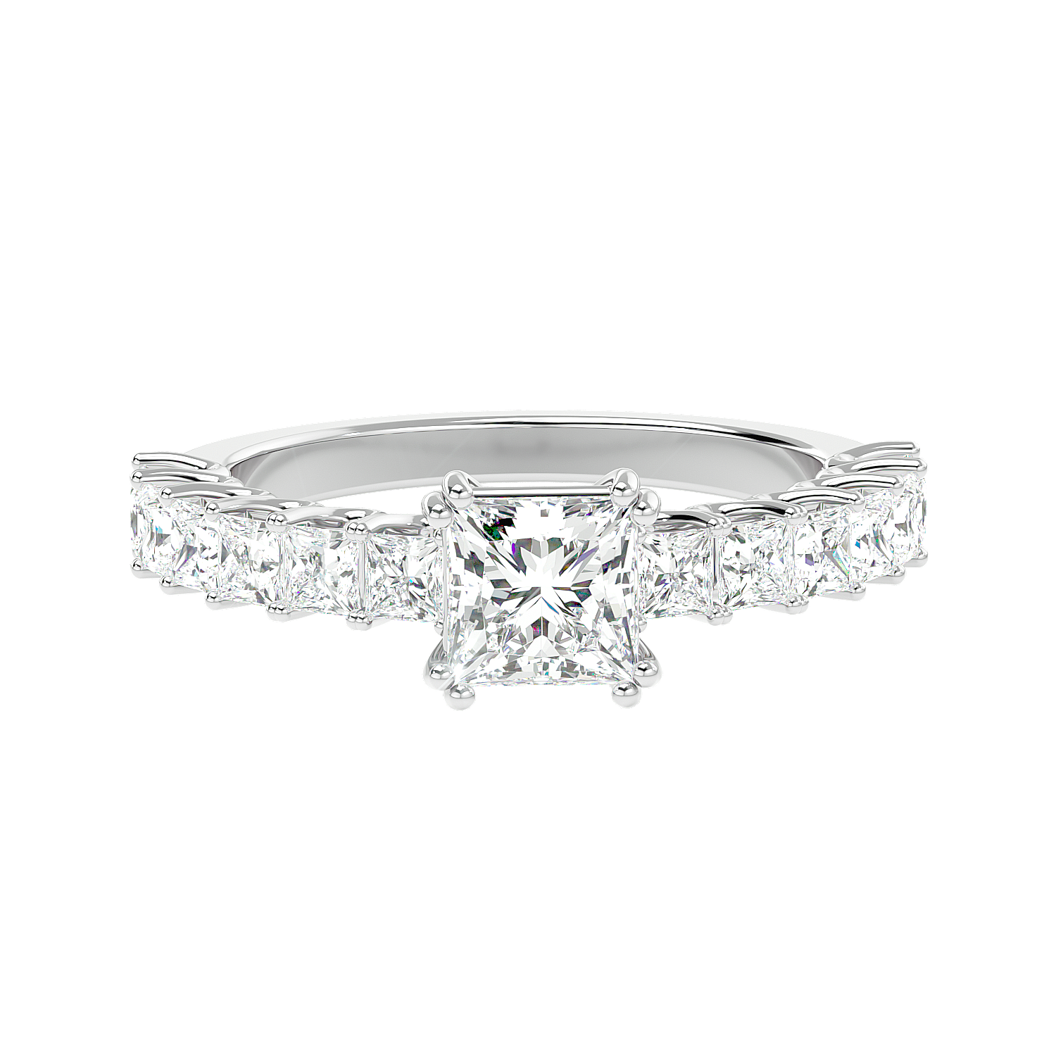 Tapered Baguette Diamond Ring