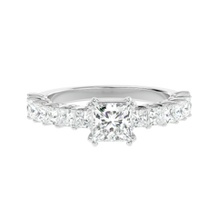 Tapered Baguette Diamond Ring