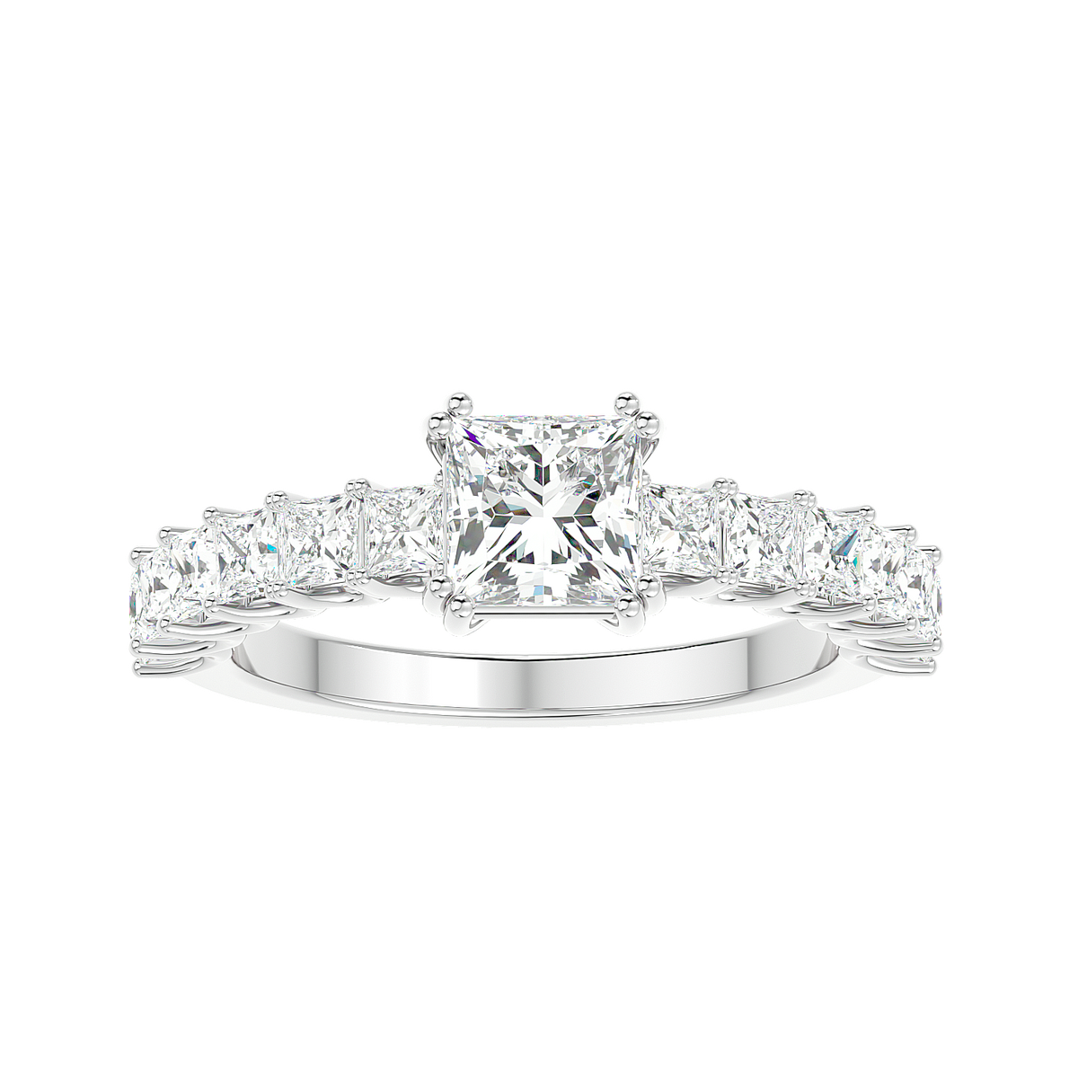 Tapered Baguette Diamond Ring