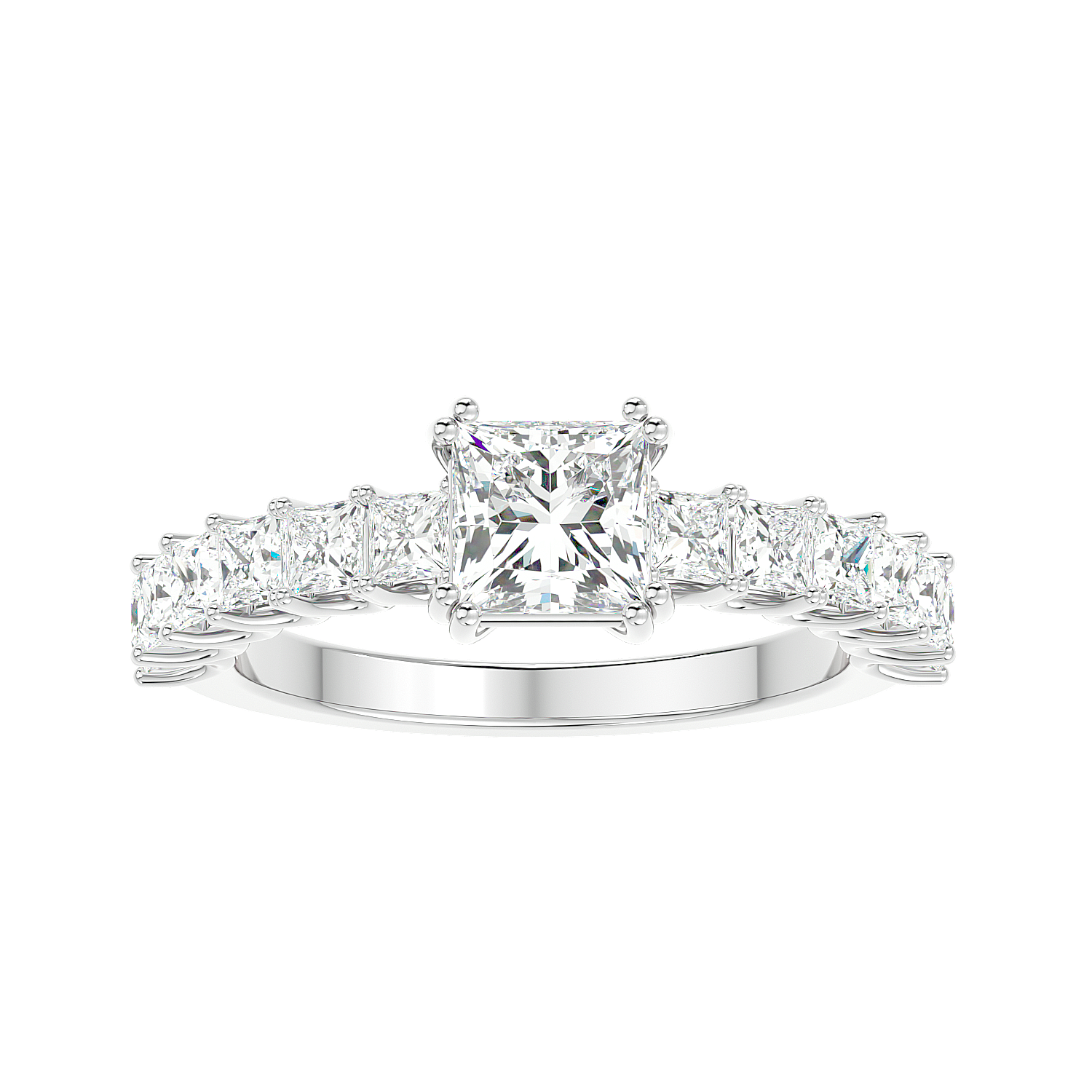 Tapered Baguette Diamond Ring
