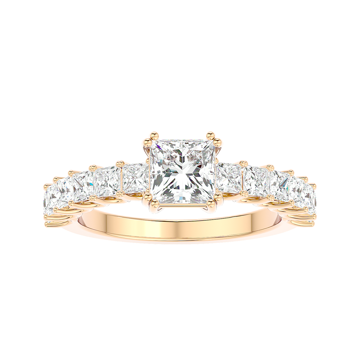 Tapered Baguette Diamond Ring