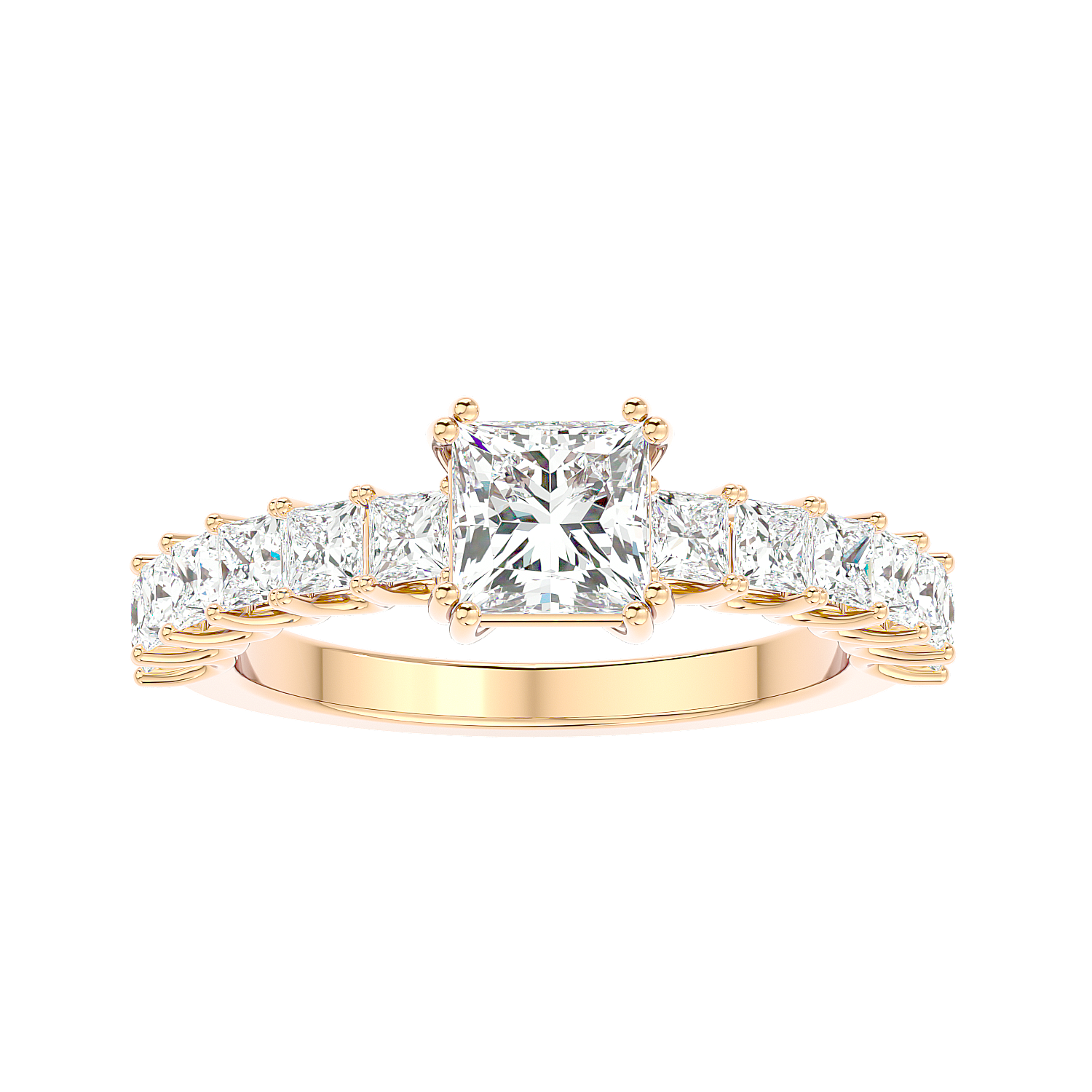 Tapered Baguette Diamond Ring