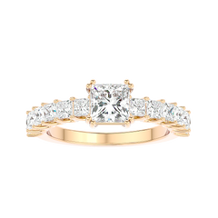 Tapered Baguette Diamond Ring