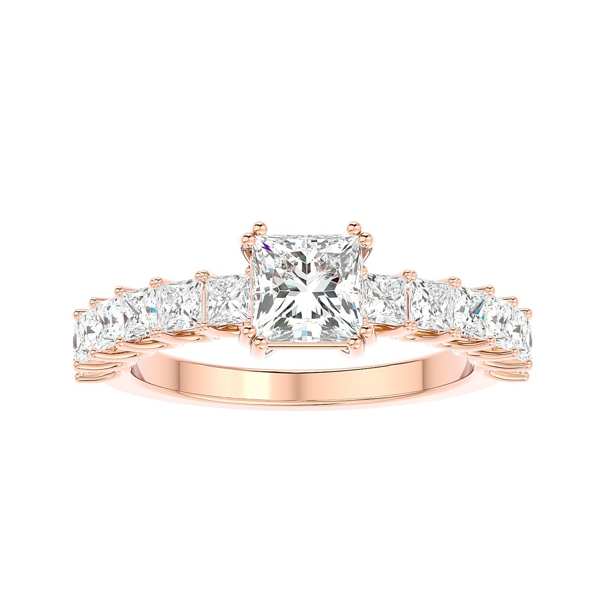 Tapered Baguette Diamond Ring