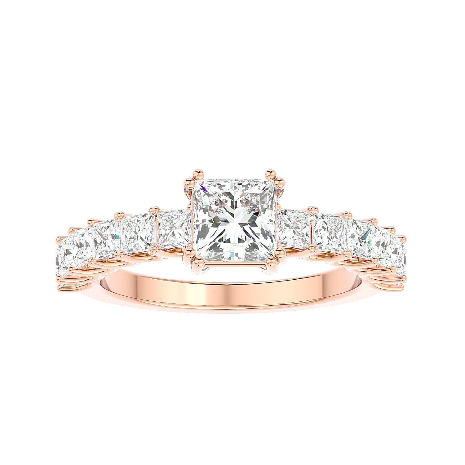 Tapered Baguette Diamond Ring