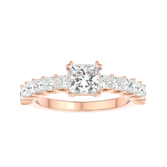 Tapered Baguette Diamond Ring