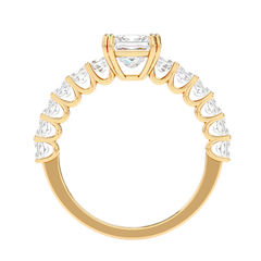 Tapered Baguette Diamond Ring