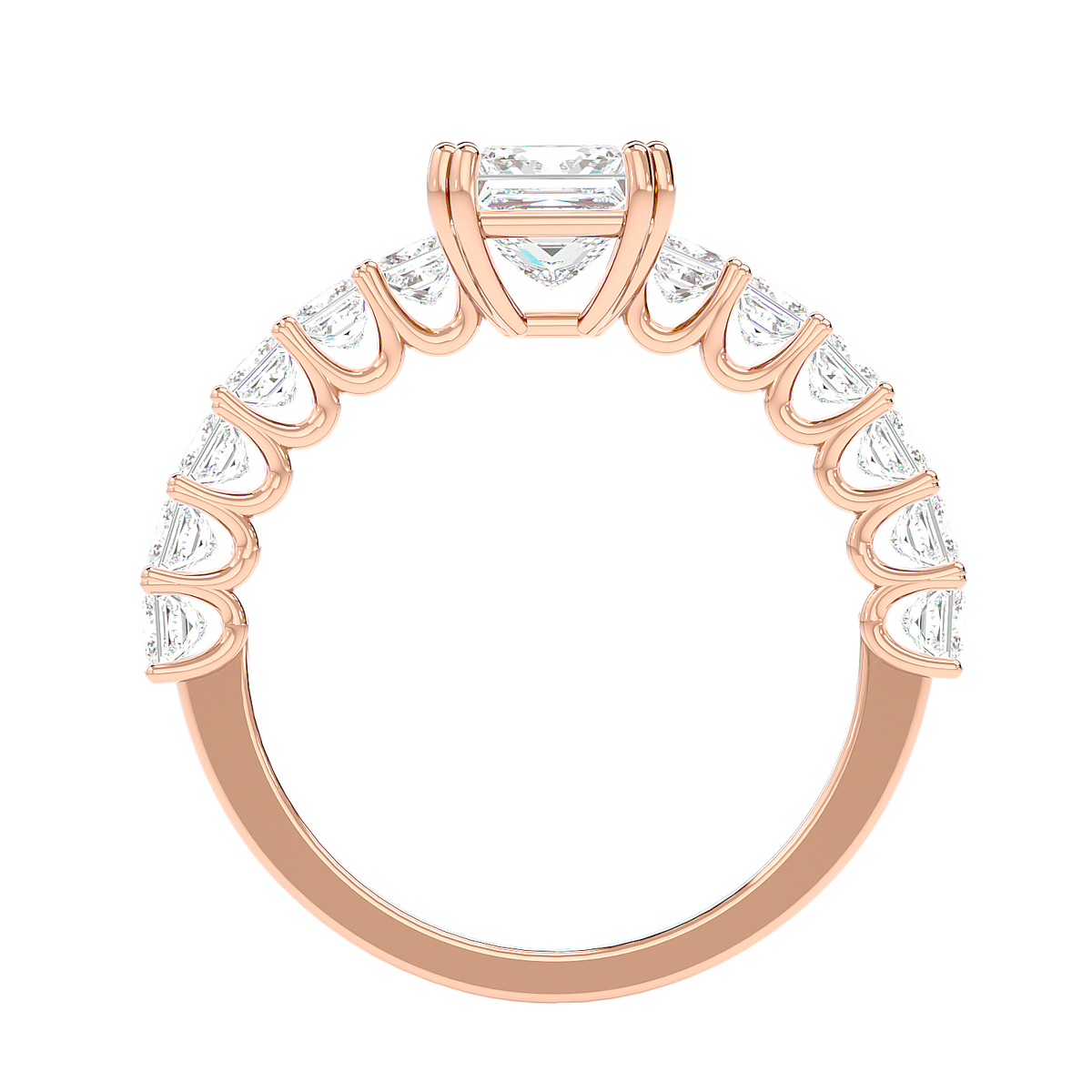 Tapered Baguette Diamond Ring