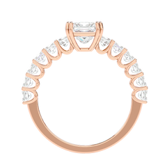 Tapered Baguette Diamond Ring