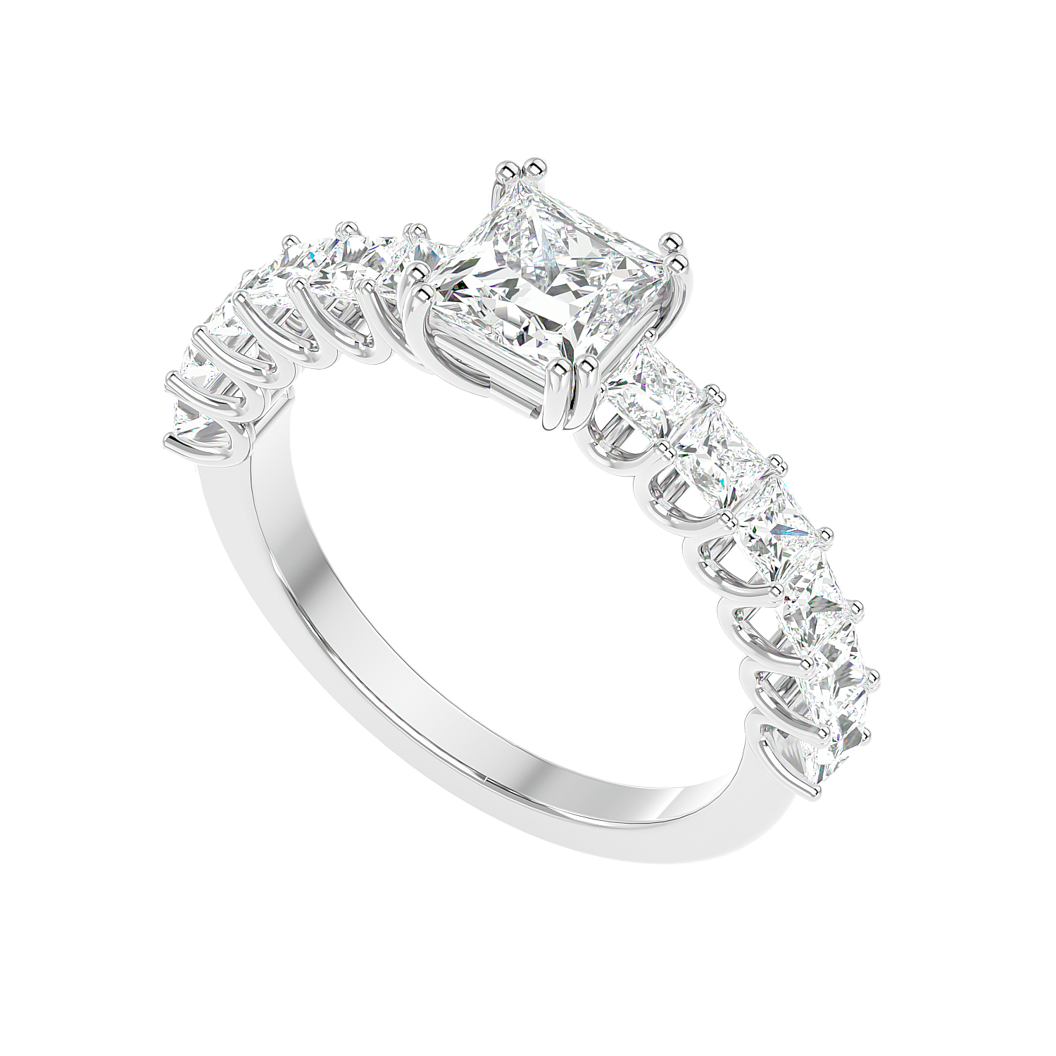 Tapered Baguette Diamond Ring