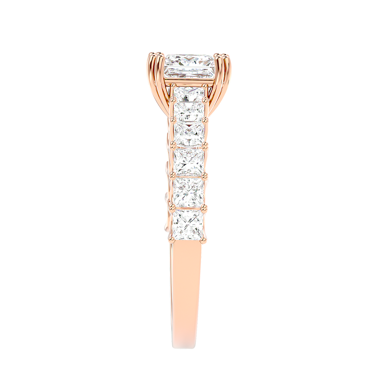Tapered Baguette Diamond Ring