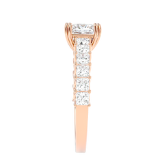 Tapered Baguette Diamond Ring