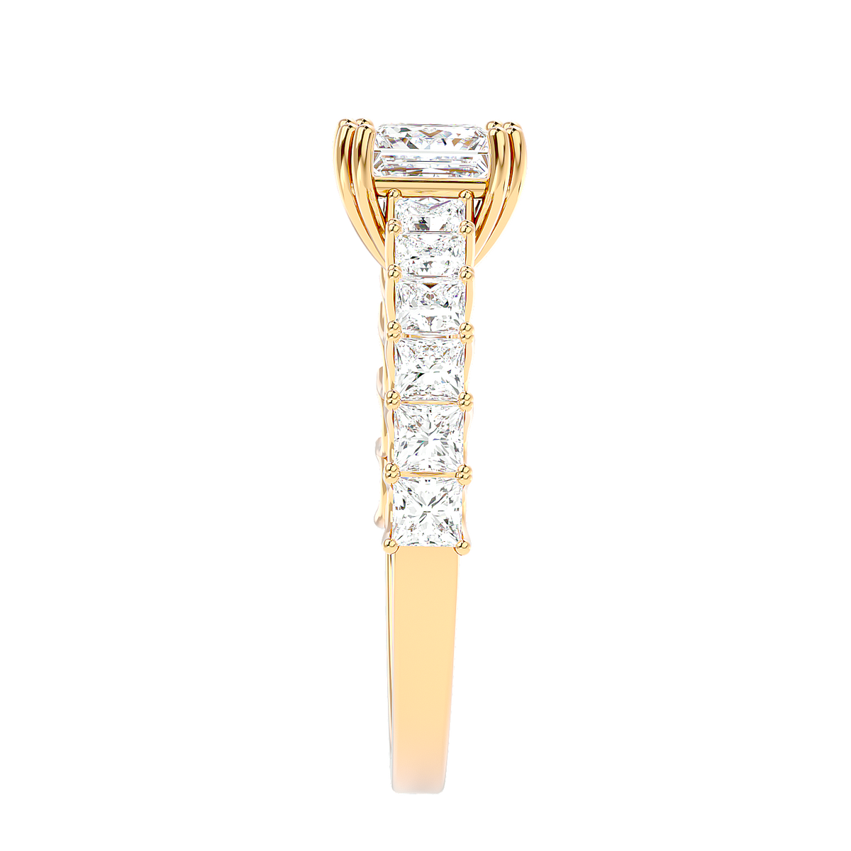 Tapered Baguette Diamond Ring