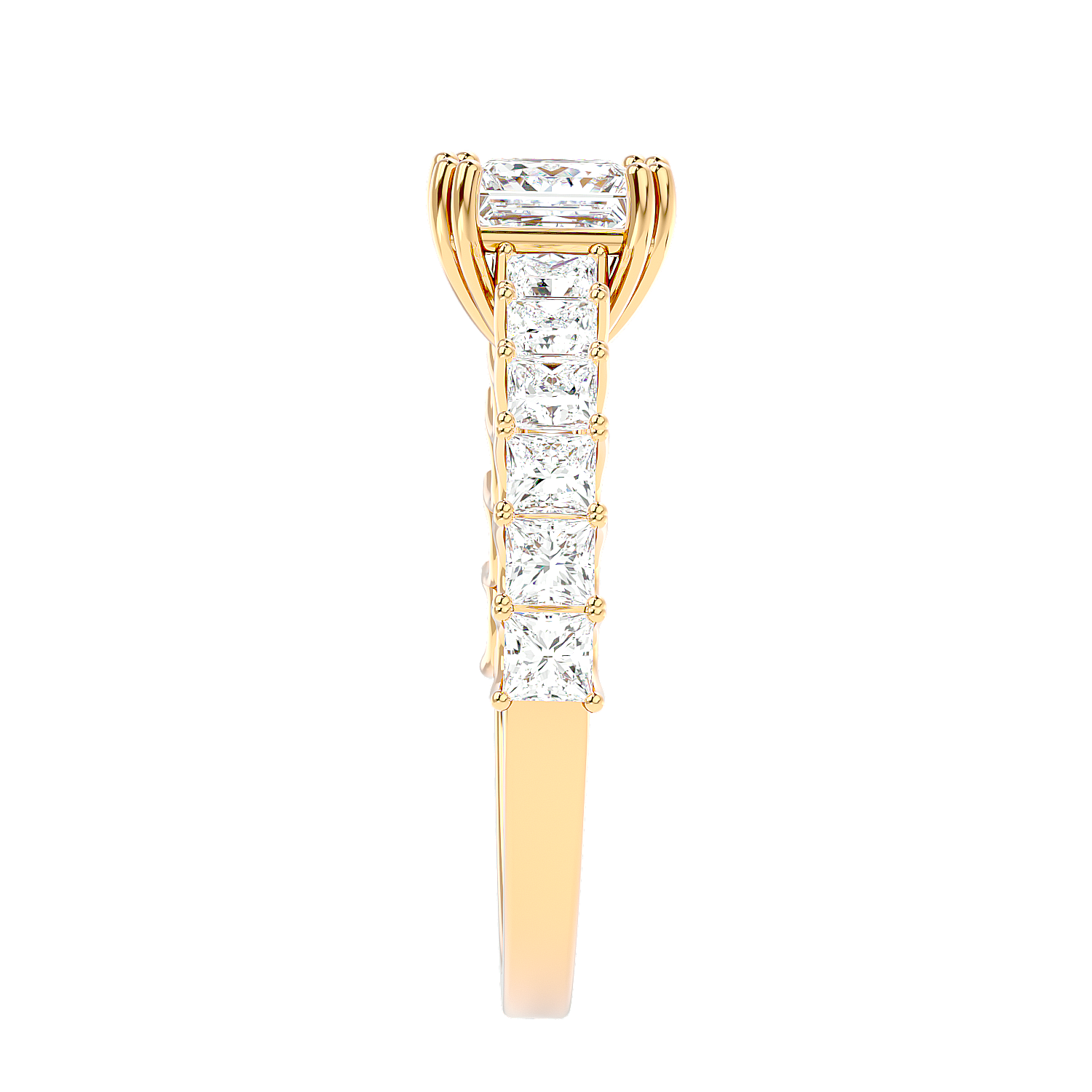 Tapered Baguette Diamond Ring