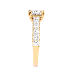 Tapered Baguette Diamond Ring