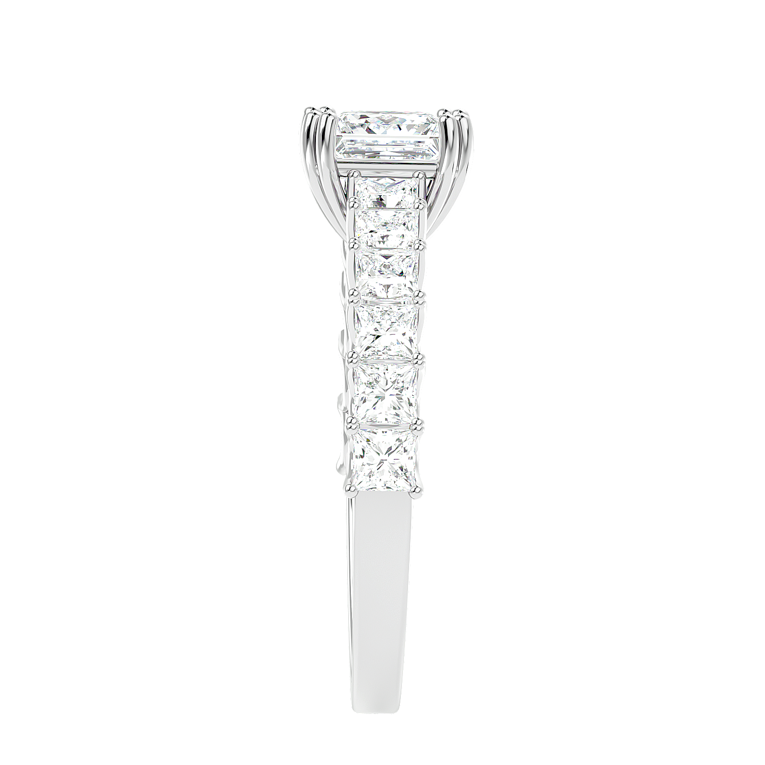 Tapered Baguette Diamond Ring