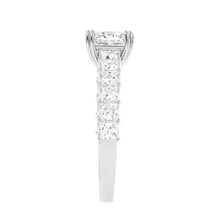 Tapered Baguette Diamond Ring
