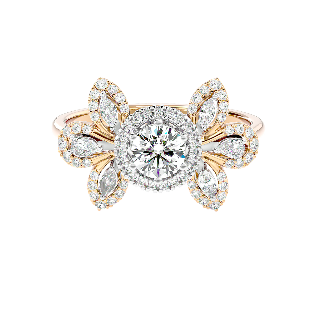 Cluster Diamond Ring