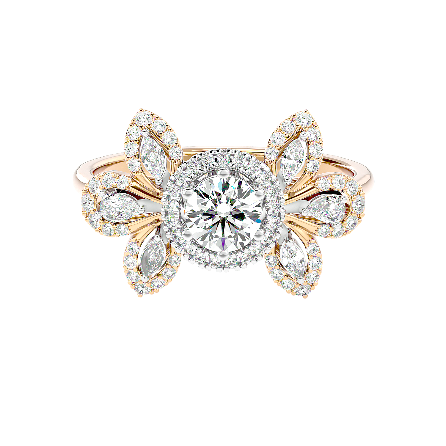 Cluster Diamond Ring