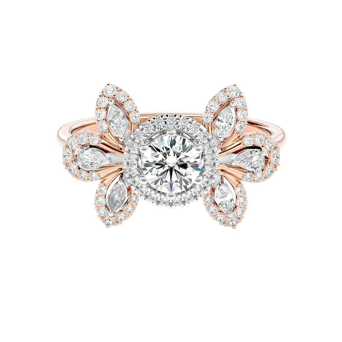 Cluster Diamond Ring