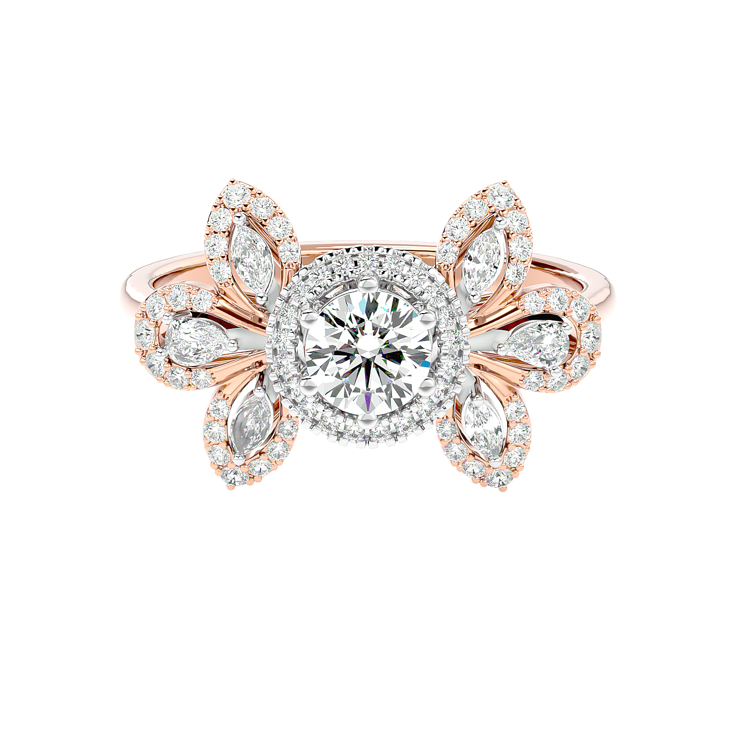 Cluster Diamond Ring