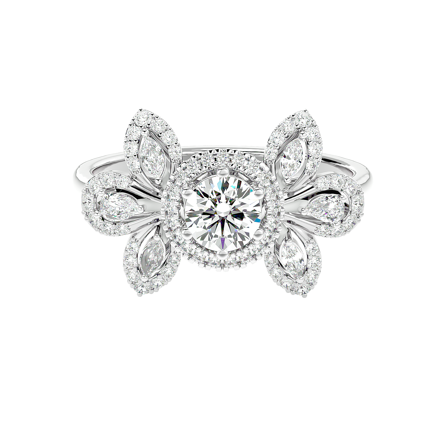 Cluster Diamond Ring