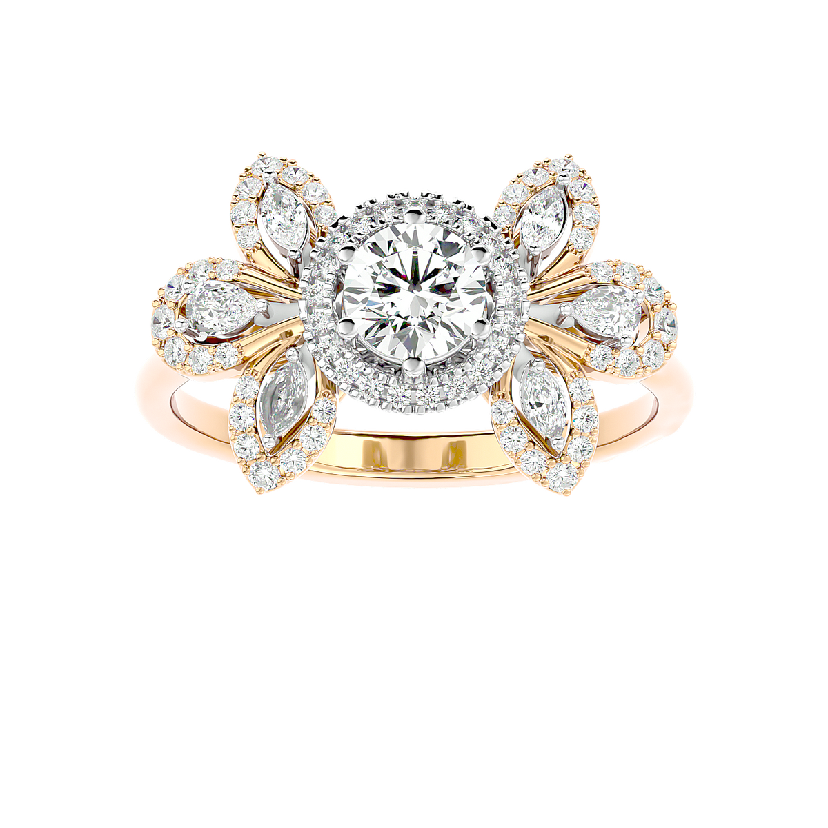 Cluster Diamond Ring
