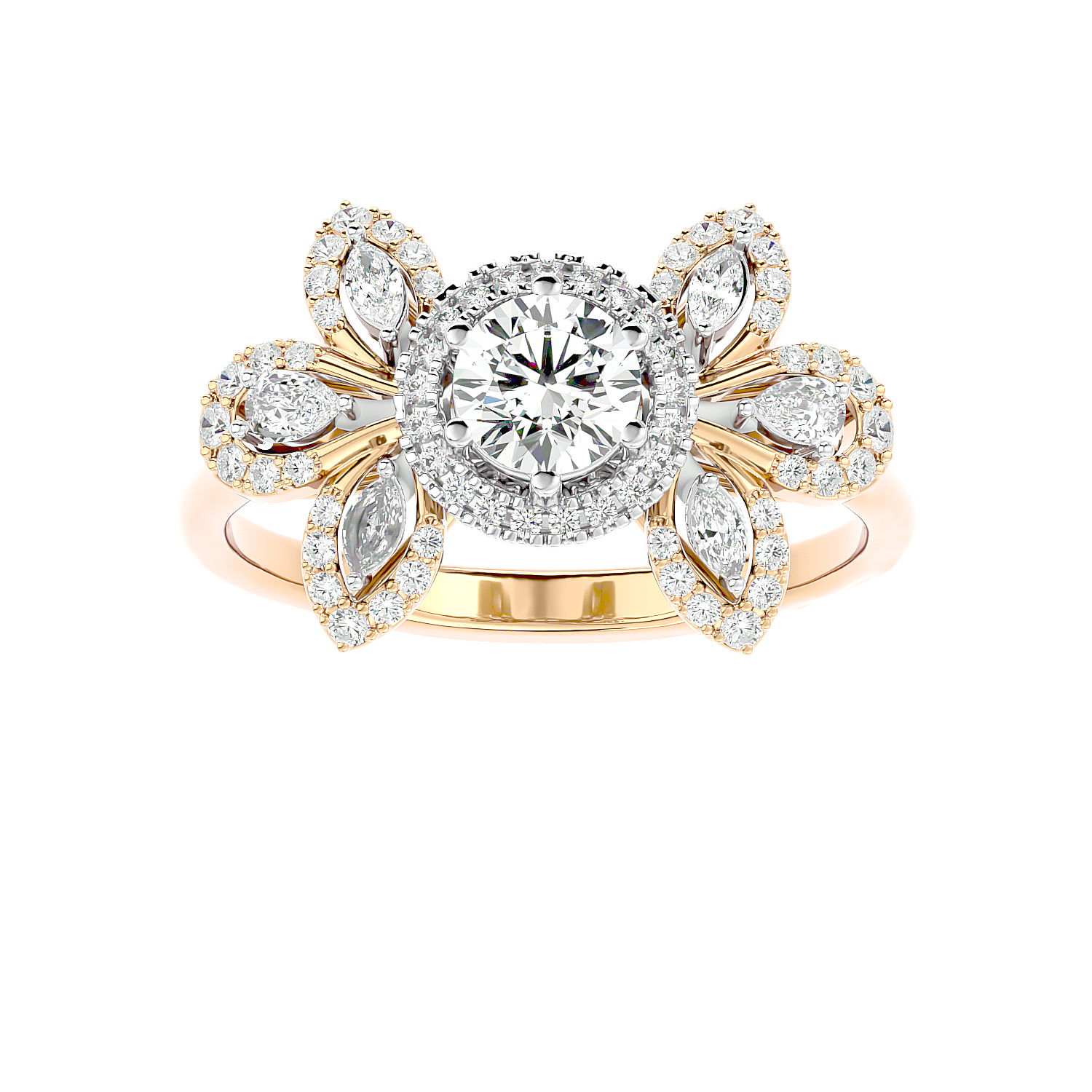 Cluster Diamond Ring