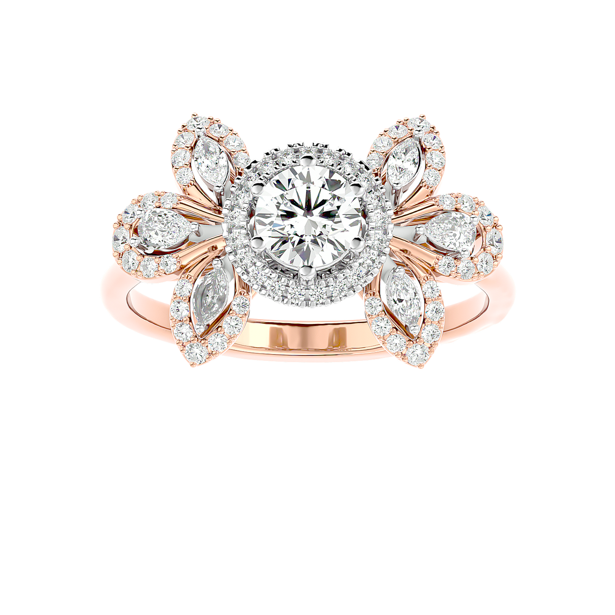 Cluster Diamond Ring