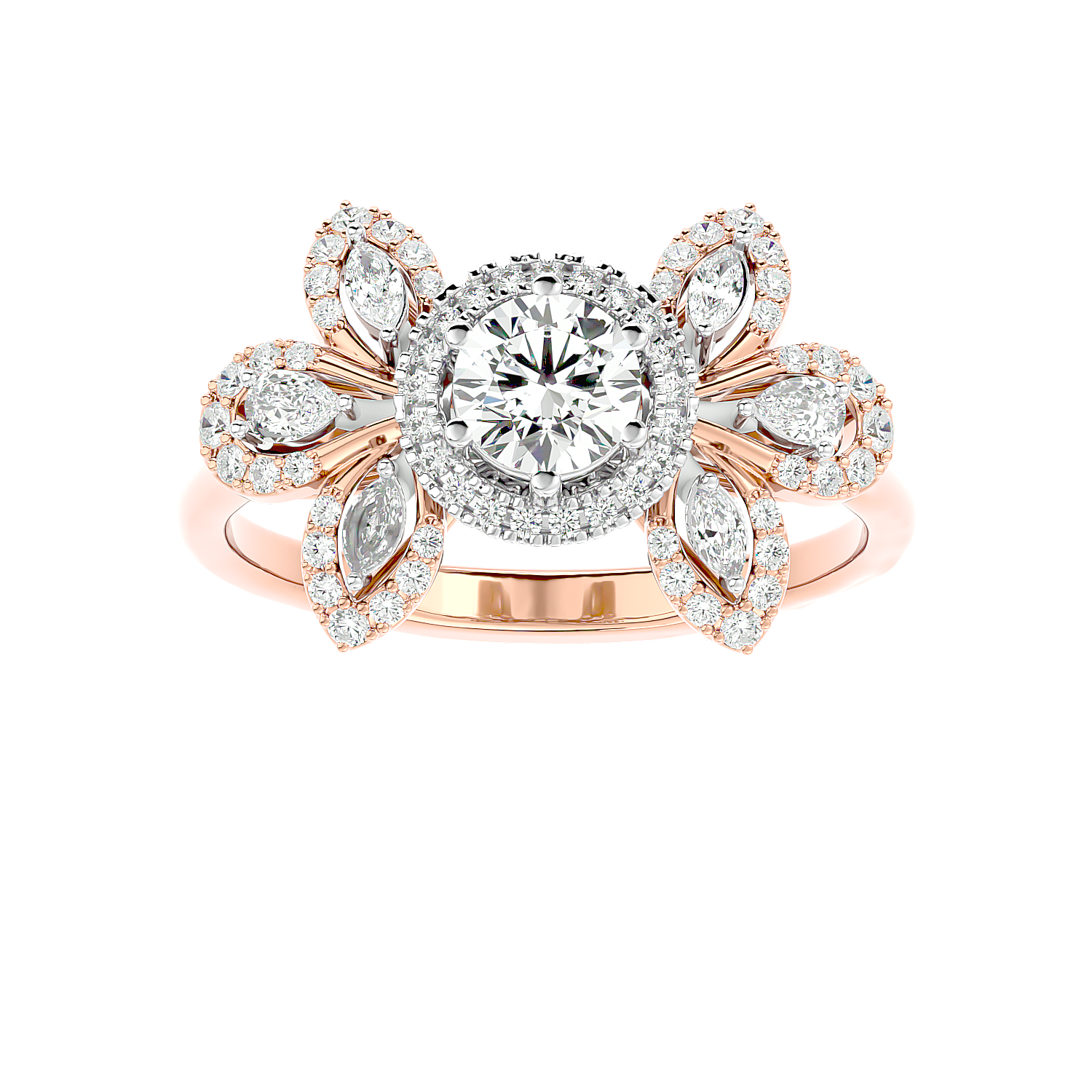 Cluster Diamond Ring