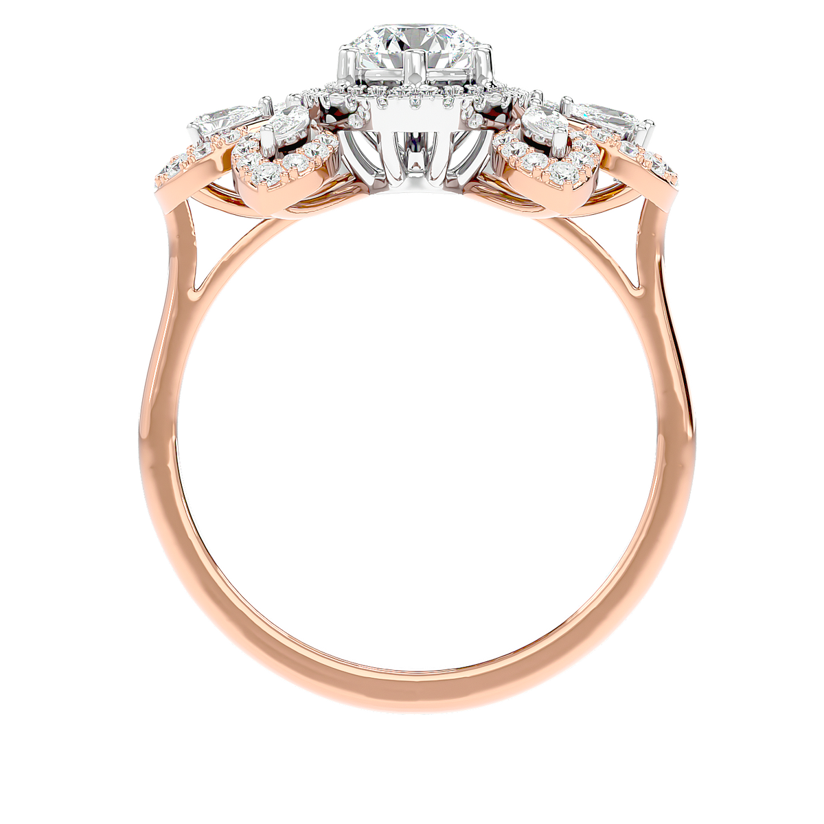 Cluster Diamond Ring