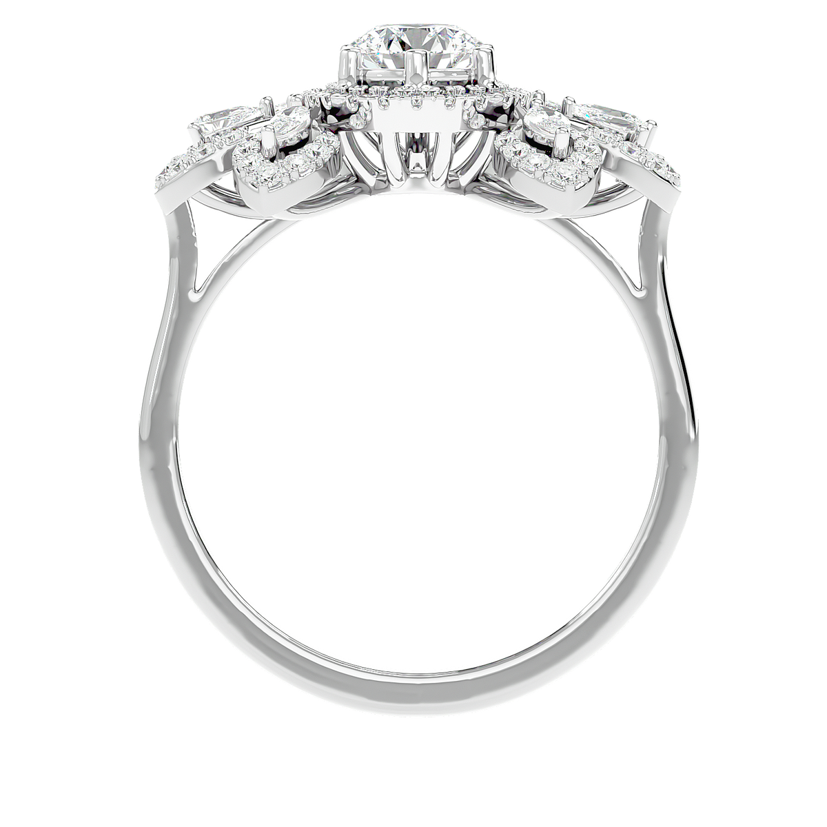 Cluster Diamond Ring