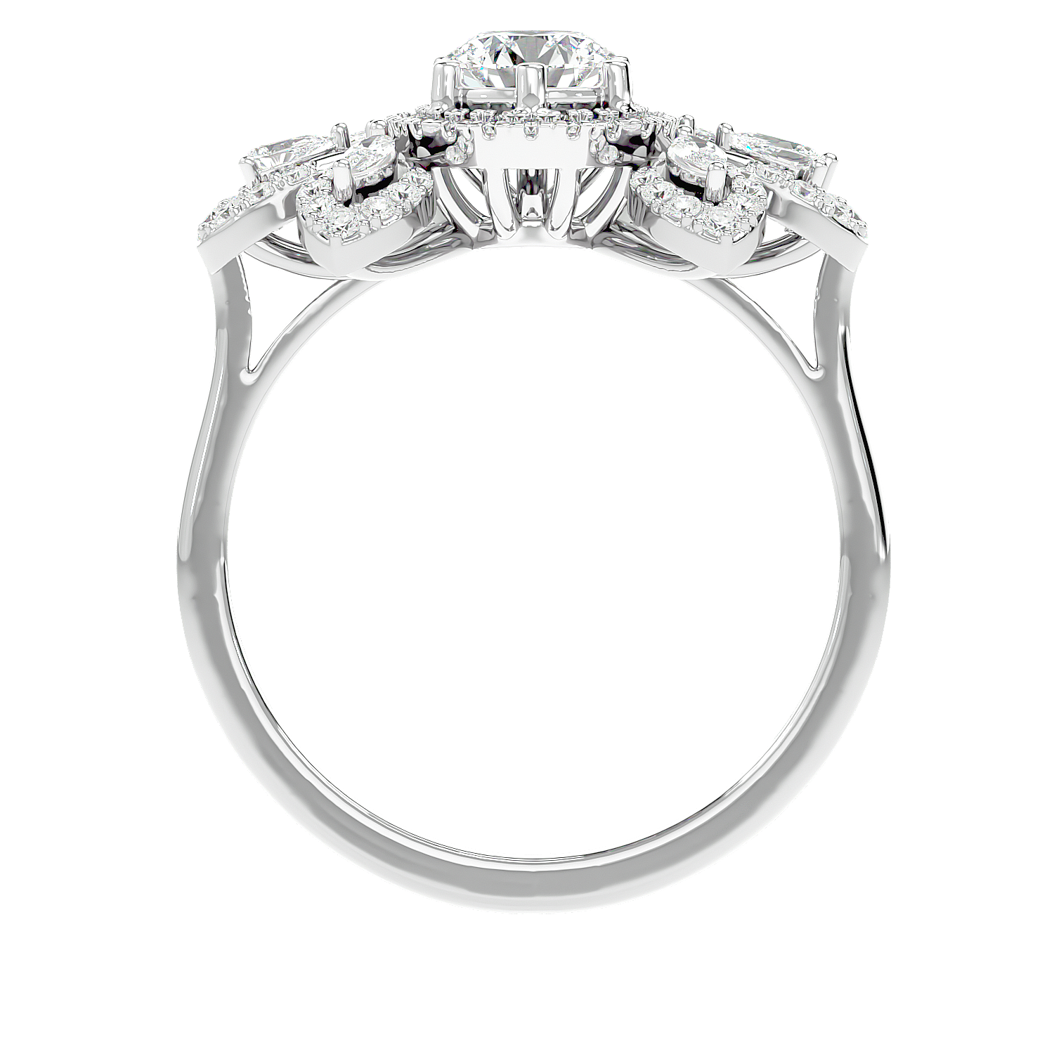 Cluster Diamond Ring