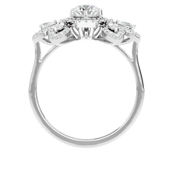 Cluster Diamond Ring