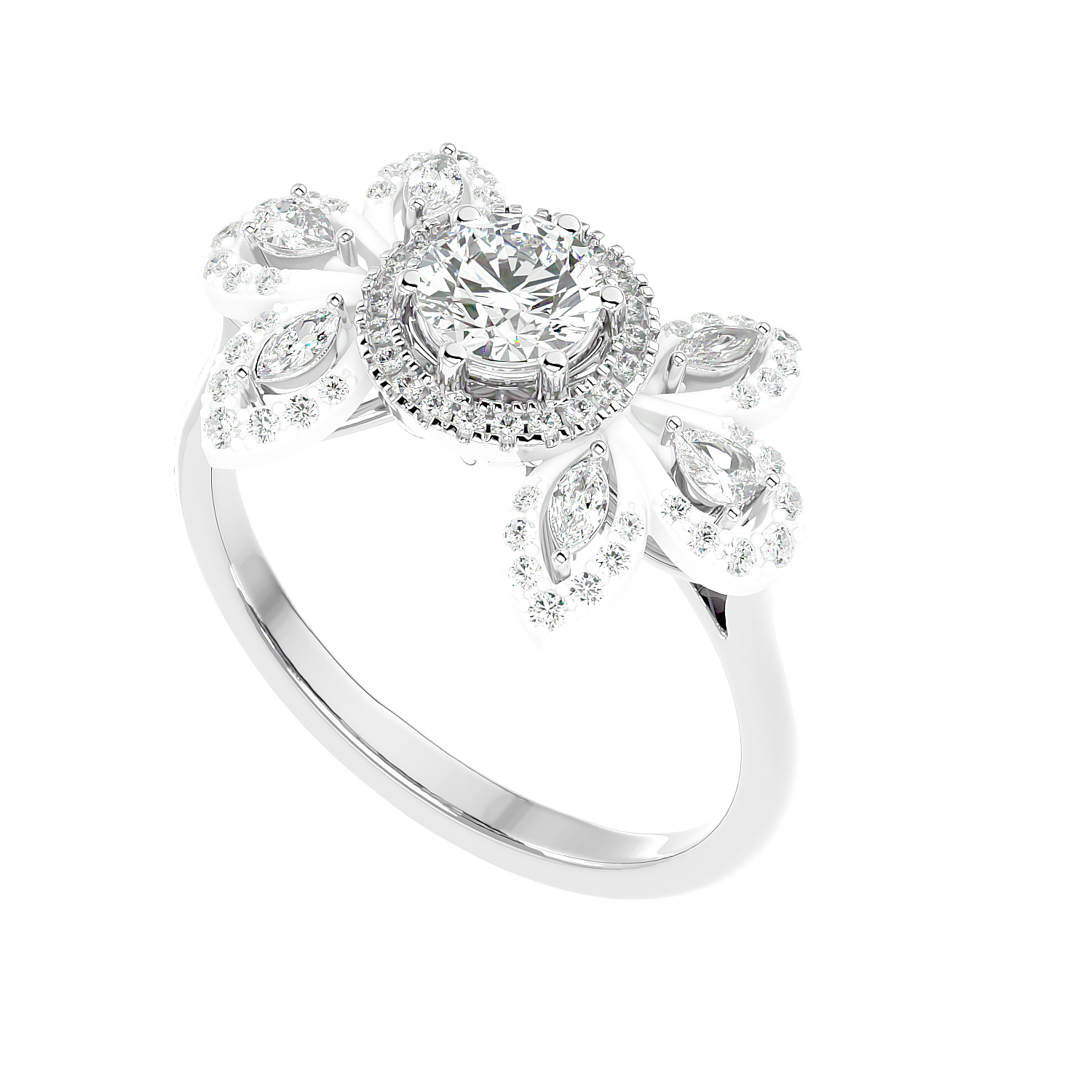 Cluster Diamond Ring