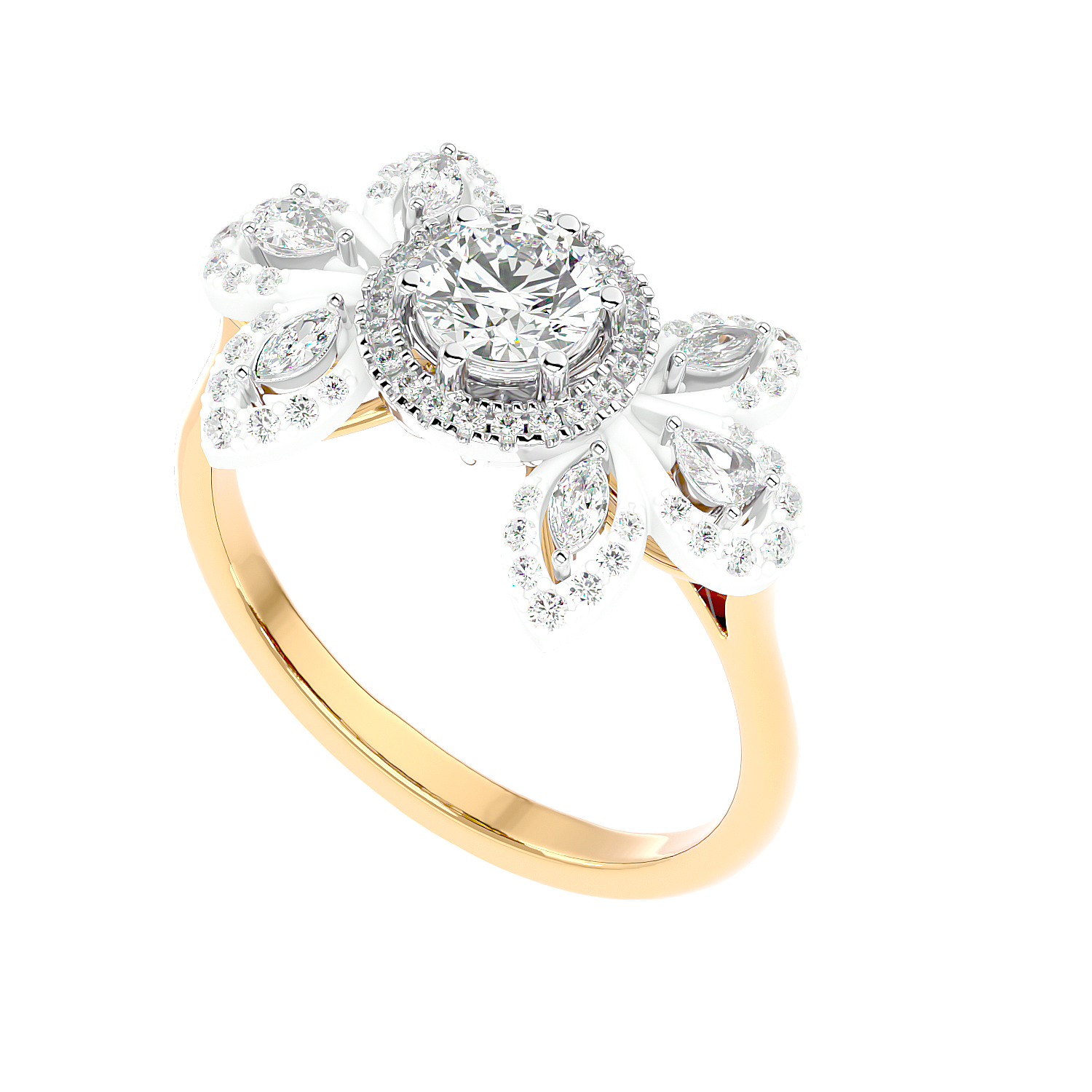 Cluster Diamond Ring