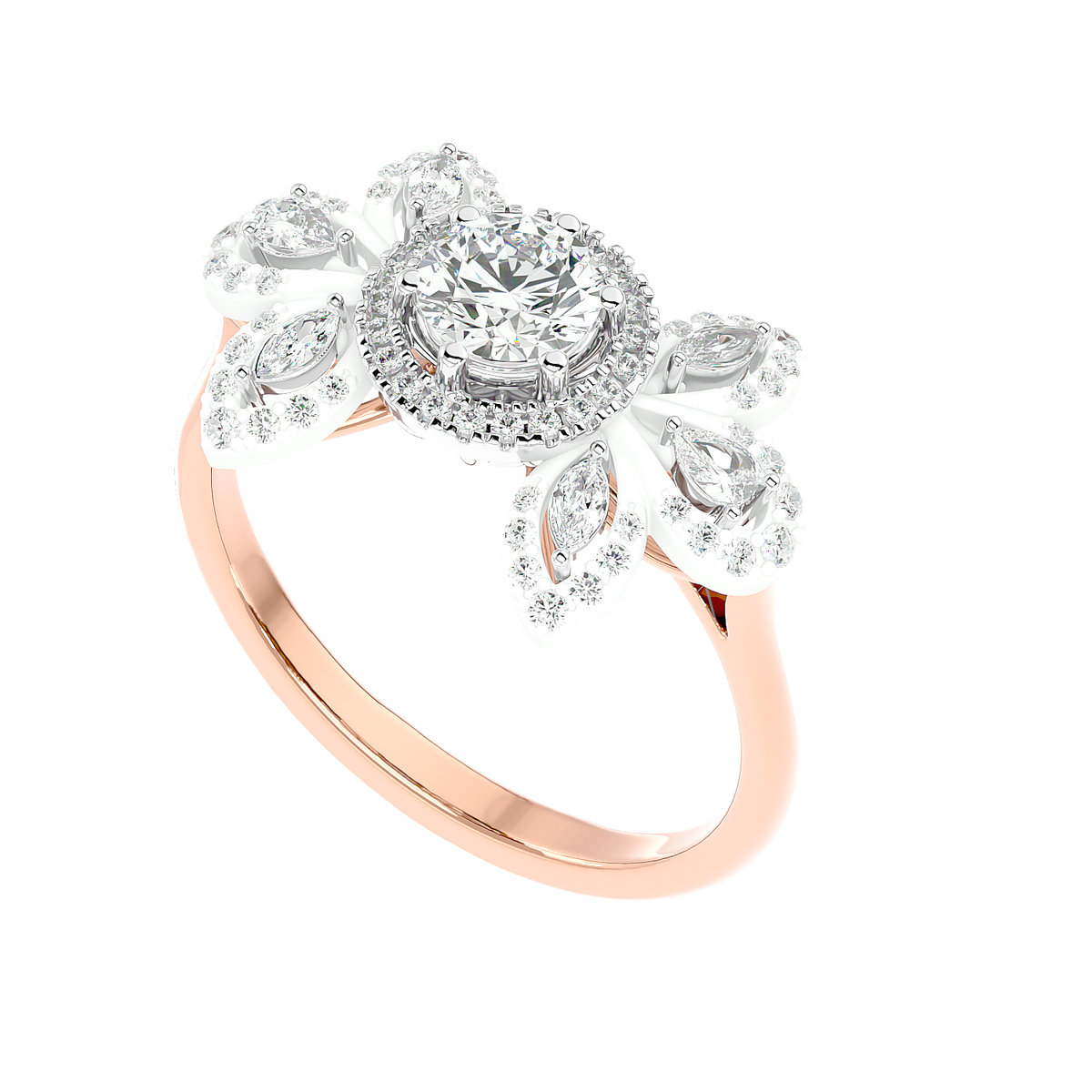 Cluster Diamond Ring