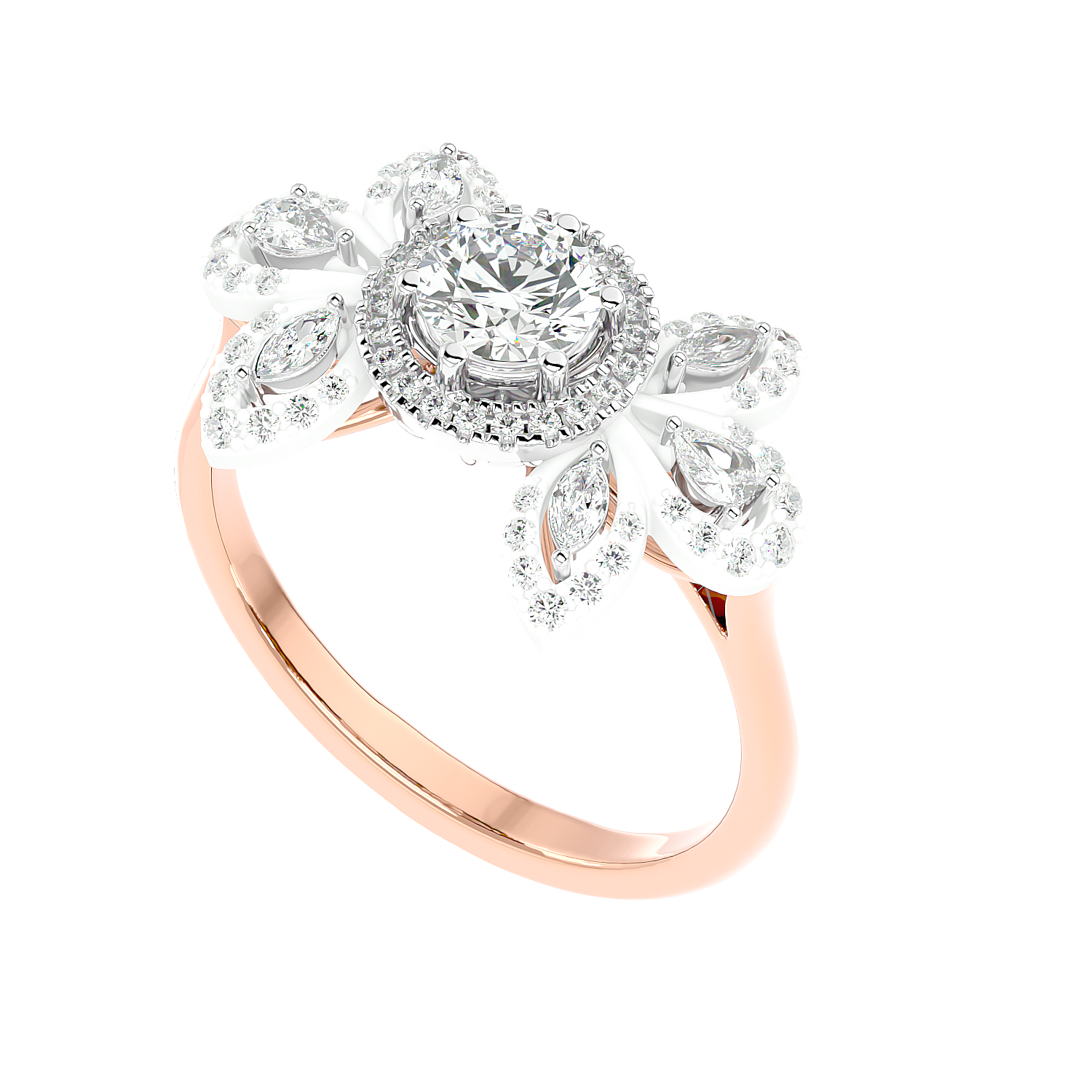 Cluster Diamond Ring