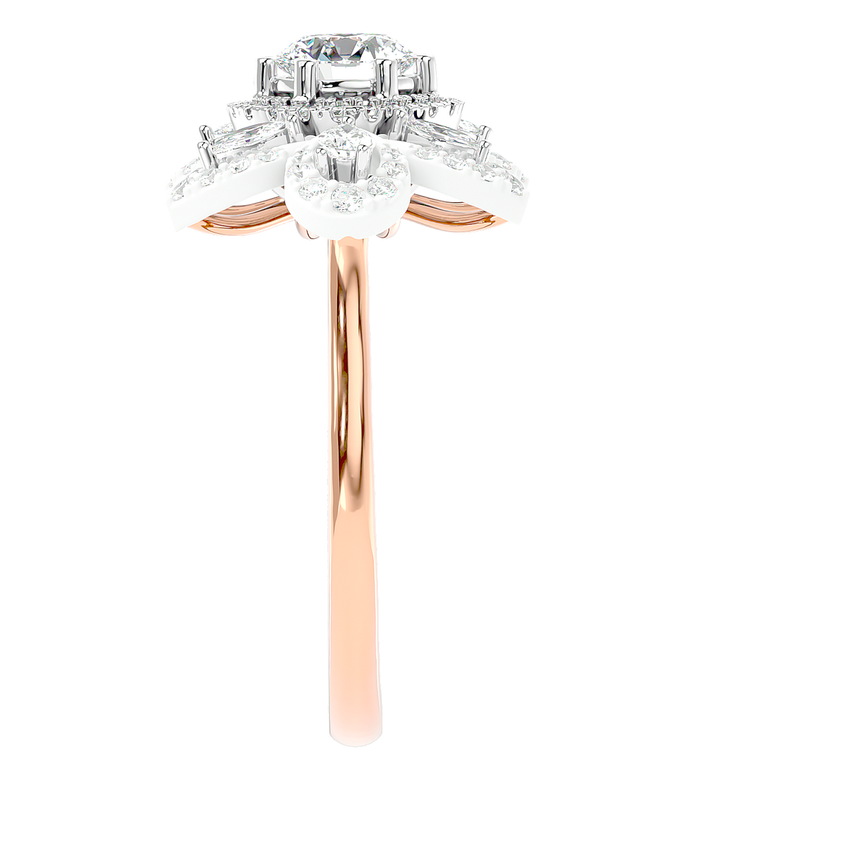 Cluster Diamond Ring