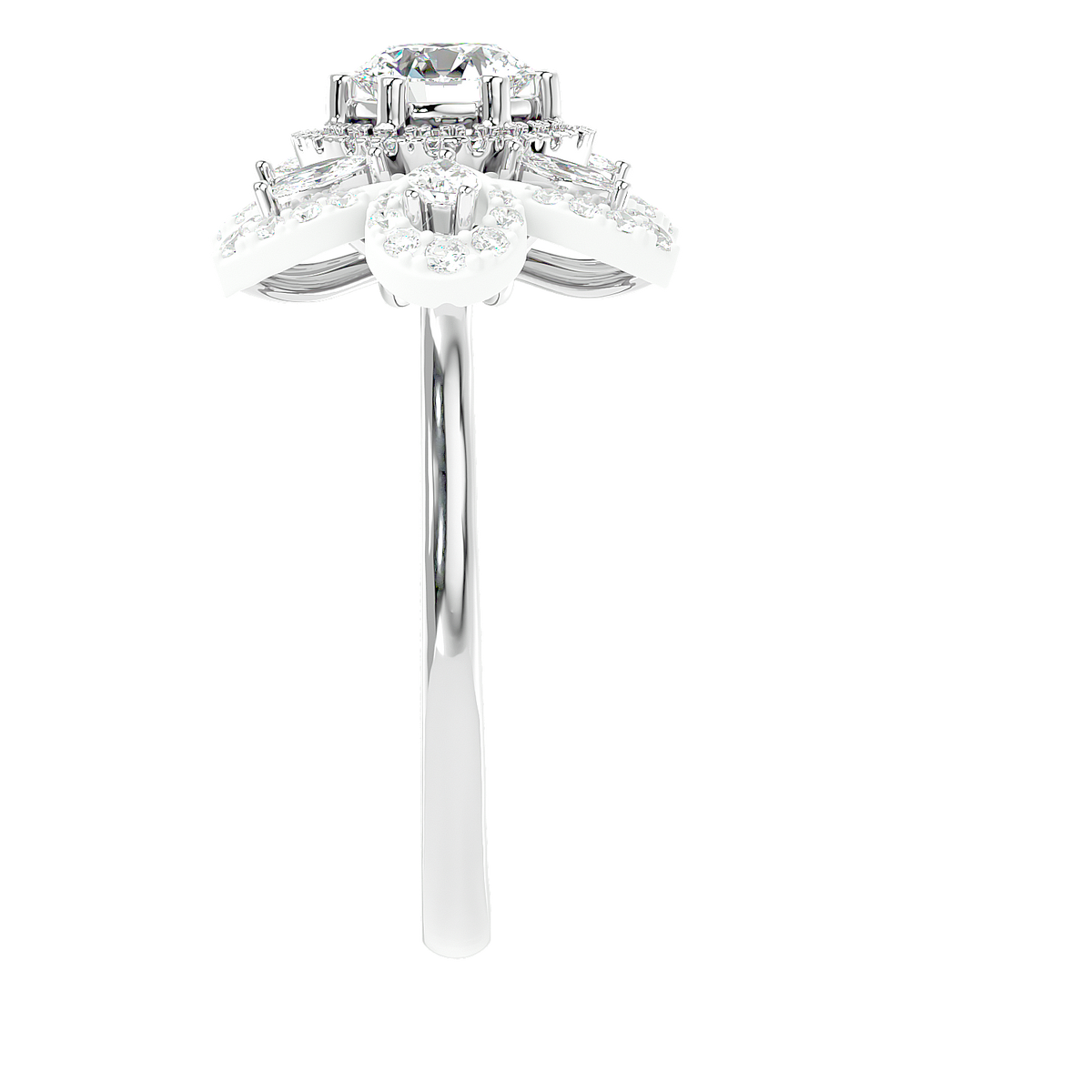Cluster Diamond Ring