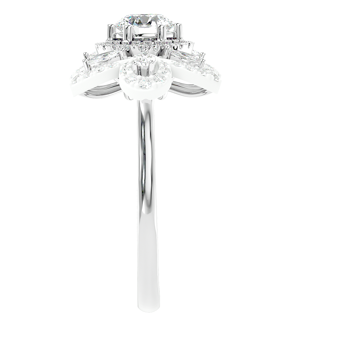 Cluster Diamond Ring