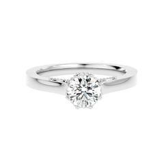 Vintage Milgrain Diamond Ring