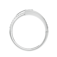 Modern Bypass Diamond Ring