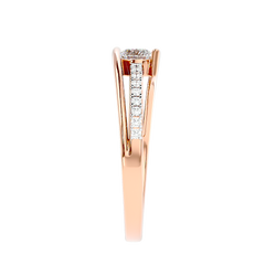 Modern Bypass Diamond Ring