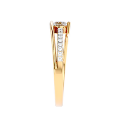 Modern Bypass Diamond Ring