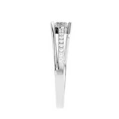 Modern Bypass Diamond Ring