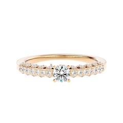 Vintage Inspired Pave Diamond Ring