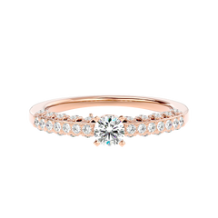 Vintage Inspired Pave Diamond Ring