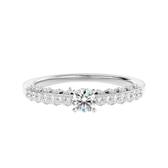 Vintage Inspired Pave Diamond Ring