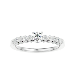 Vintage Inspired Pave Diamond Ring